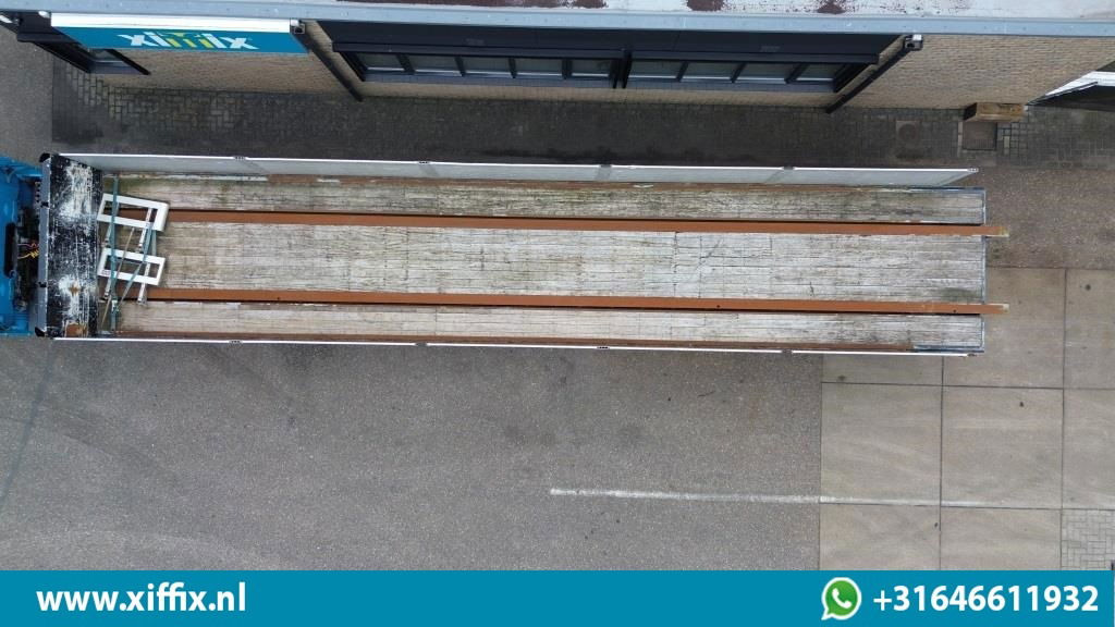 Pacton 3-ass. Oplegger met borden en kraanspoor / 2x gestuurd - Camion plateau, Camion grue: photos 3 Pacton 3-ass. Oplegger met borden en kraanspoor / 2x gestuurd - Camion plateau, Camion grue: photos 3