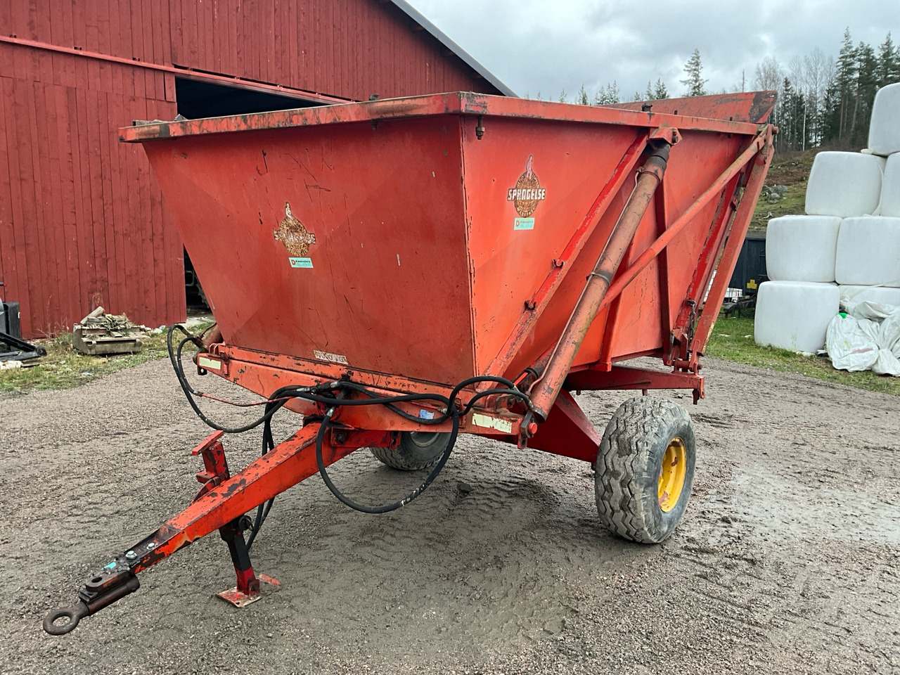 Spragelse 7ton - Remorque agricole: photos 1 Spragelse 7ton - Remorque agricole: photos 1