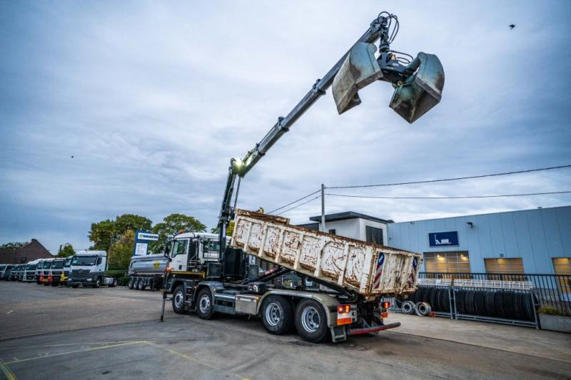 MAN TGS 32.420 BL + HIAB X-HIDUO 188/3x - Camion ampliroll, Camion grue: photos 5 MAN TGS 32.420 BL + HIAB X-HIDUO 188/3x - Camion ampliroll, Camion grue: photos 5
