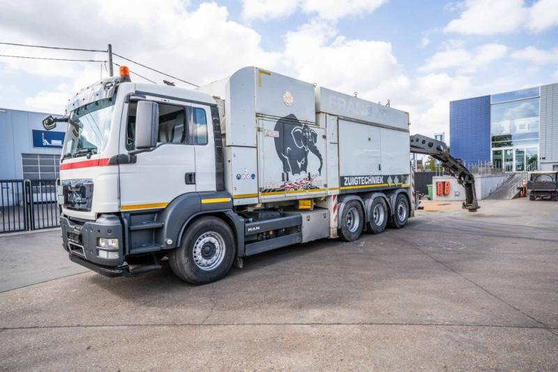 MAN TGS 32.540 8x4-4 BL + MTS - Camion hydrocureur: photos 1 MAN TGS 32.540 8x4-4 BL + MTS - Camion hydrocureur: photos 1