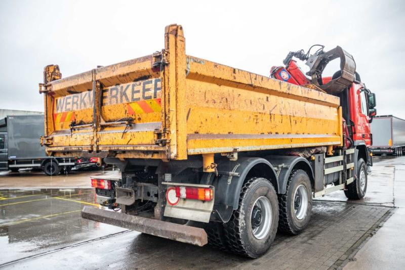 Mercedes ACTROS 3344 AK - HMF1643 Z2 - Camion benne, Camion grue: photos 4 Mercedes ACTROS 3344 AK - HMF1643 Z2 - Camion benne, Camion grue: photos 4