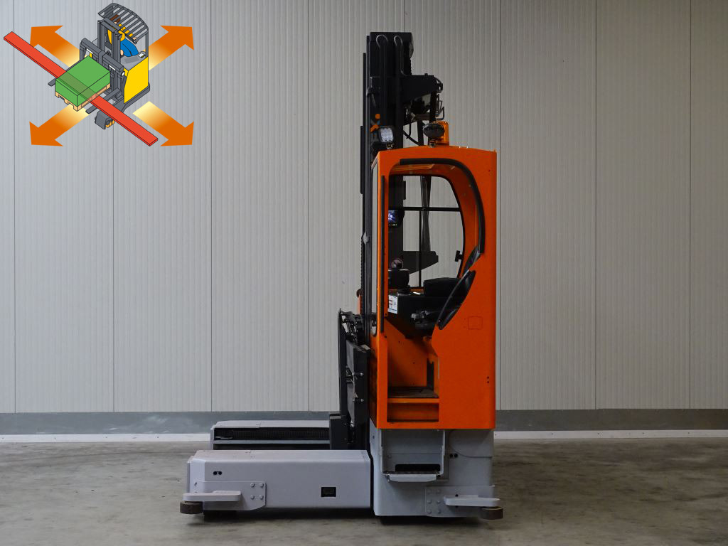 Hubtex MQ40 - TRIPLEX - Chariot multidirectionnel: photos 1 Hubtex MQ40 - TRIPLEX - Chariot multidirectionnel: photos 1