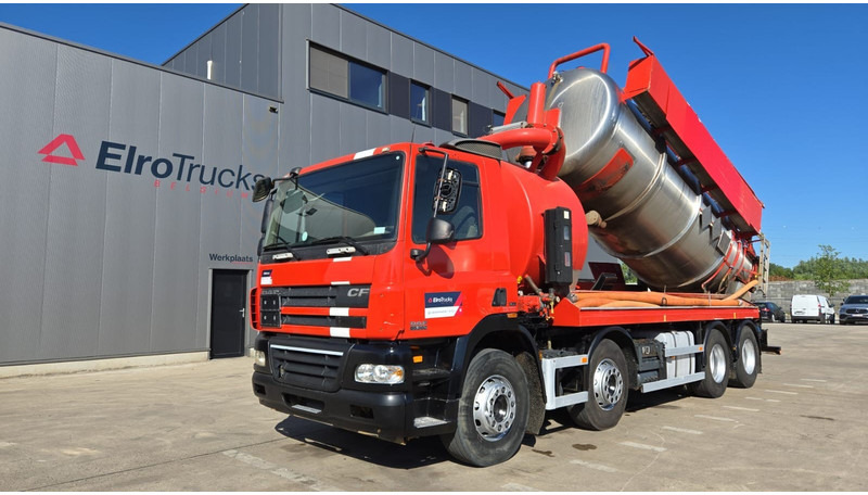 DAF CF 85.360 (IPSAM 18M³ / VACUUM + HIGH PRESSURE WATER / ADR FL - AT - OX / 123.000 KM / MANUAL GEARBOX / EURO 5) - Camion hydrocureur: photos 1 DAF CF 85.360 (IPSAM 18M³ / VACUUM + HIGH PRESSURE WATER / ADR FL - AT - OX / 123.000 KM / MANUAL GEARBOX / EURO 5) - Camion hydrocureur: photos 1