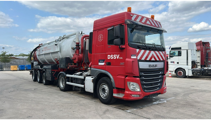 DAF XF 460 (17500L / IPSAM VACUUM + HIGH PRESSURE / BELGIAN TRUCK + TRAILER / TOP CONDITION) - Camion hydrocureur: photos 3 DAF XF 460 (17500L / IPSAM VACUUM + HIGH PRESSURE / BELGIAN TRUCK + TRAILER / TOP CONDITION) - Camion hydrocureur: photos 3