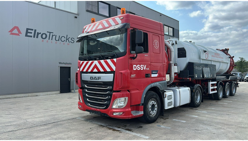 DAF XF 460 (17500L / IPSAM VACUUM + HIGH PRESSURE / BELGIAN TRUCK + TRAILER / TOP CONDITION) - Camion hydrocureur: photos 2 DAF XF 460 (17500L / IPSAM VACUUM + HIGH PRESSURE / BELGIAN TRUCK + TRAILER / TOP CONDITION) - Camion hydrocureur: photos 2