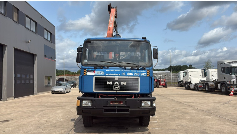 MAN 35.362 (6 CYLINDER / MANUAL PUMP / 8X4 / FALFINGER CRANE PK80 / STEEL SUSP.) - Camion benne, Camion grue: photos 2 MAN 35.362 (6 CYLINDER / MANUAL PUMP / 8X4 / FALFINGER CRANE PK80 / STEEL SUSP.) - Camion benne, Camion grue: photos 2