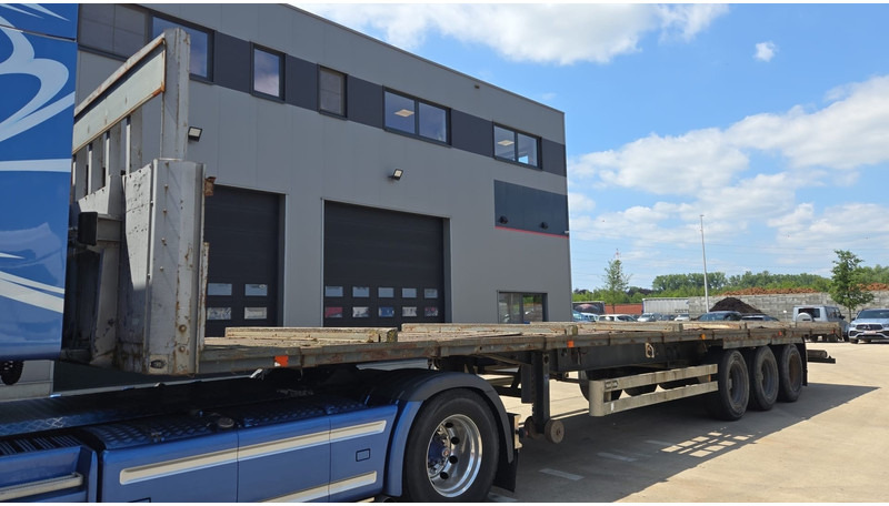 Van Hool 3B2011 (BELGIAN TRAILER / FREINS TAMBOURS / DRUM BRAKES) - Semi-remorque plateau: photos 1 Van Hool 3B2011 (BELGIAN TRAILER / FREINS TAMBOURS / DRUM BRAKES) - Semi-remorque plateau: photos 1