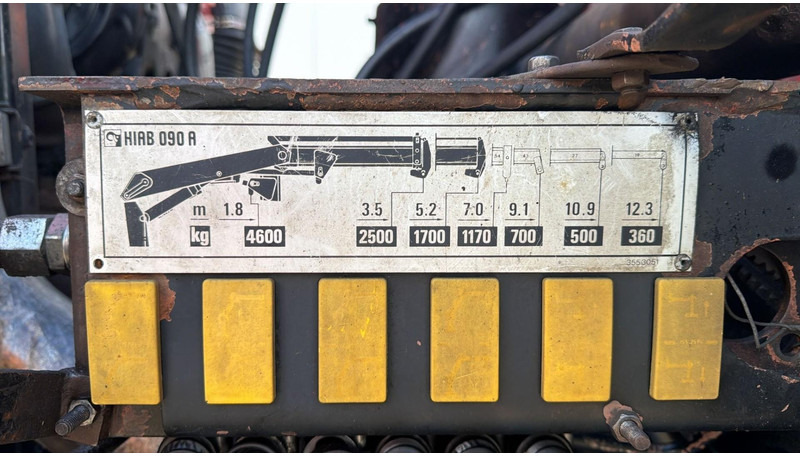 Camion plateau, Camion grue Volvo FL 10 - 320 (MANUAL PUMP / STEEL SUSP. / CRANE / LAMES / POMPE MANUELLE): photos 11 Camion plateau, Camion grue Volvo FL 10 - 320 (MANUAL PUMP / STEEL SUSP. / CRANE / LAMES / POMPE MANUELLE): photos 11