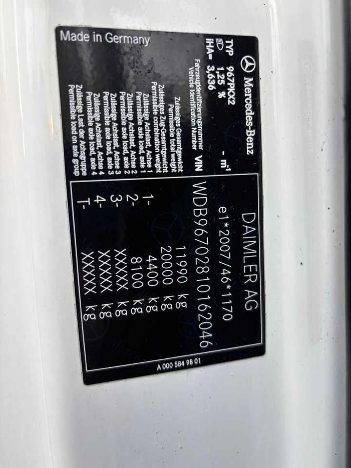 Camion fourgon Mercedes-Benz Atego III 1223L, Euro-6,Klima, LBW: photos 20