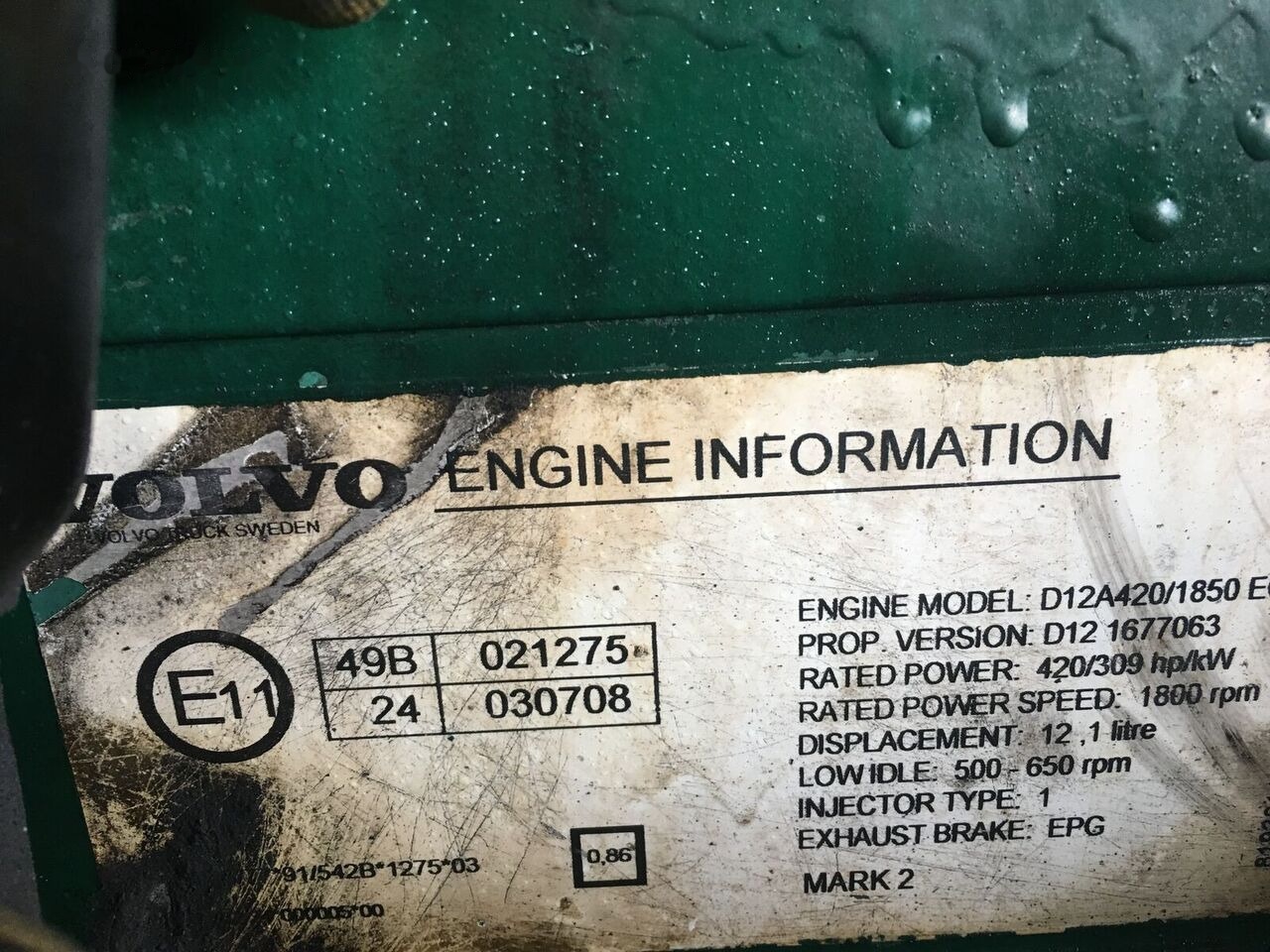Volvo D12A Volvo - Moteur pour Bus: photos 4 Volvo D12A Volvo - Moteur pour Bus: photos 4