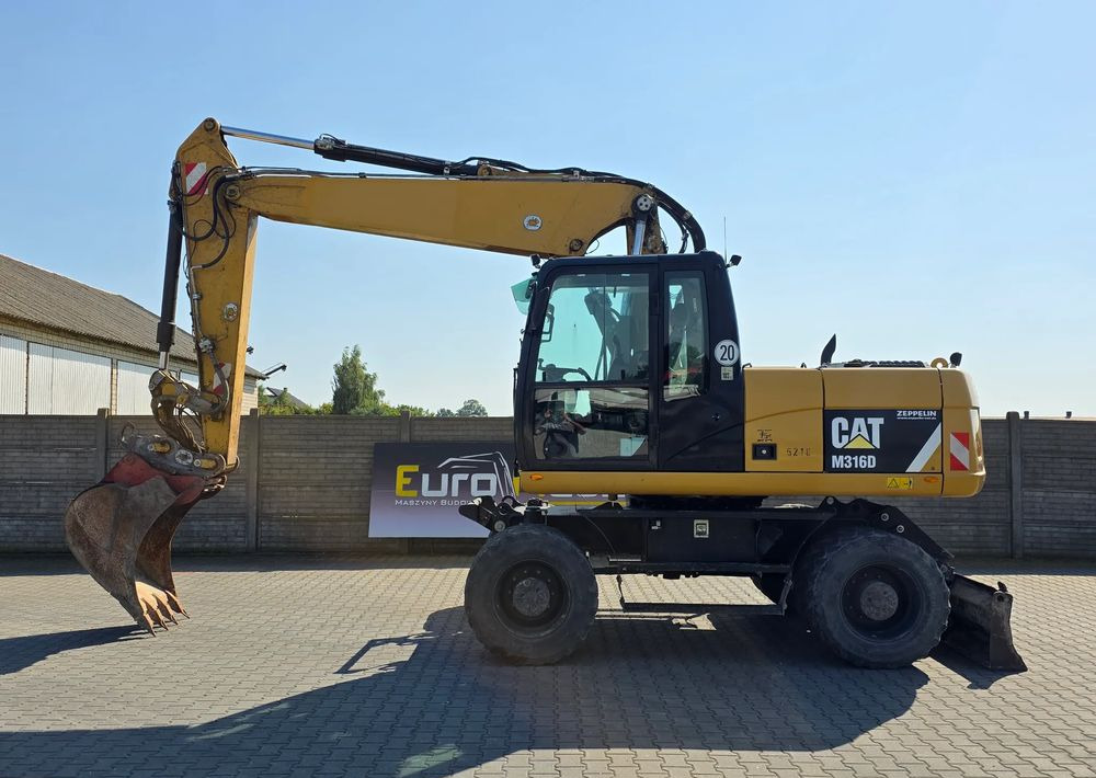 Caterpillar M316D, 2014 ROK, SZEROKIE MOSTY 275 CM, BEZ DPF i ADBLUE - Pelle sur pneus: photos 2 Caterpillar M316D, 2014 ROK, SZEROKIE MOSTY 275 CM, BEZ DPF i ADBLUE - Pelle sur pneus: photos 2