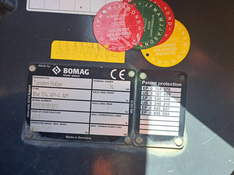 Compacteur Bomag BW 174 A P-4 AM: photos 11 Compacteur Bomag BW 174 A P-4 AM: photos 11