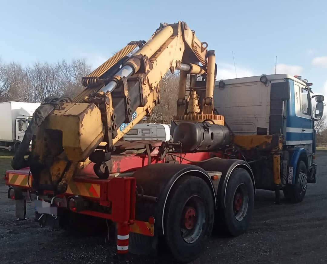 Tracteur routier Scania R143-450 V8 Tractor unit with crane: photos 7