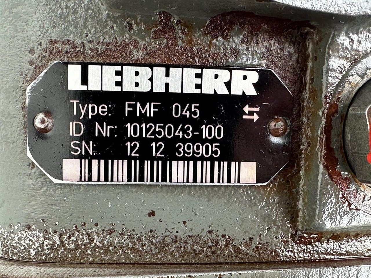 Moteur hydraulique pour Pelle sur chenille Liebherr Hydraulikeinbaumotor Typ:FMF045.  ID-Nr.9075181 - ID-Nr.10125041 - ID-Nr.10125043.  A309, A311, A312, A314, A316, A900, A904, A918, R313, R317, R900, R904.  #10125043.39905#: photos 16