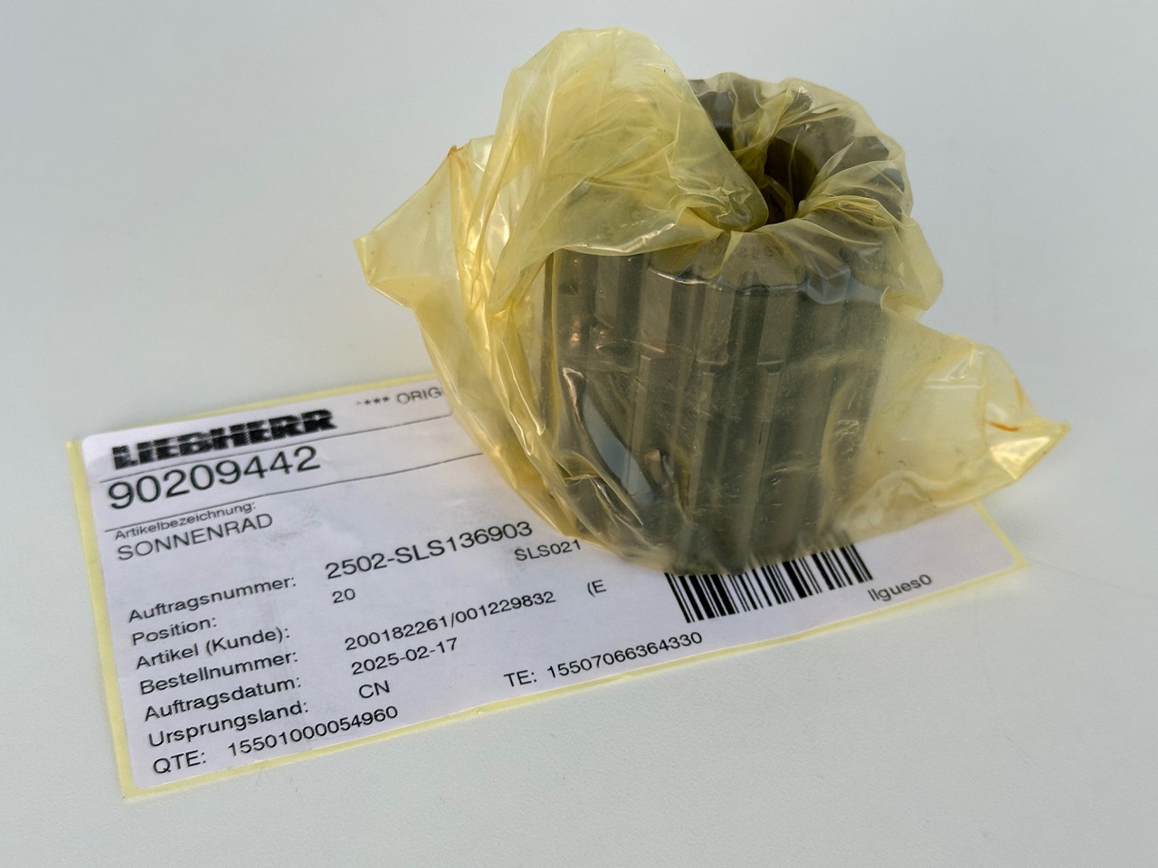 Liebherr Sonnenrad ID-Nr.9443047 - ID-Nr.944304703 - ID-Nr.90209442. A914 B,A914 C,A924,A932,A934,LH30,LH35,P924 C,E932,P914,P924 COMP,R906,R914,R916,R924,R926,R930 T,R932,R934,R944. #90209442.02.10# - Moteur de rotation pour Engins de chantier: photos 5 Liebherr Sonnenrad ID-Nr.9443047 - ID-Nr.944304703 - ID-Nr.90209442. A914 B,A914 C,A924,A932,A934,LH30,LH35,P924 C,E932,P914,P924 COMP,R906,R914,R916,R924,R926,R930 T,R932,R934,R944. #90209442.02.10# - Moteur de rotation pour Engins de chantier: photos 5