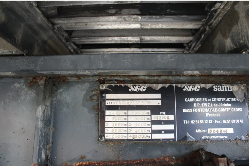 Samro * FULL ALUMINIUM * 93 CUB * - Semi-remorque à fond mouvant: photos 4 Samro * FULL ALUMINIUM * 93 CUB * - Semi-remorque à fond mouvant: photos 4