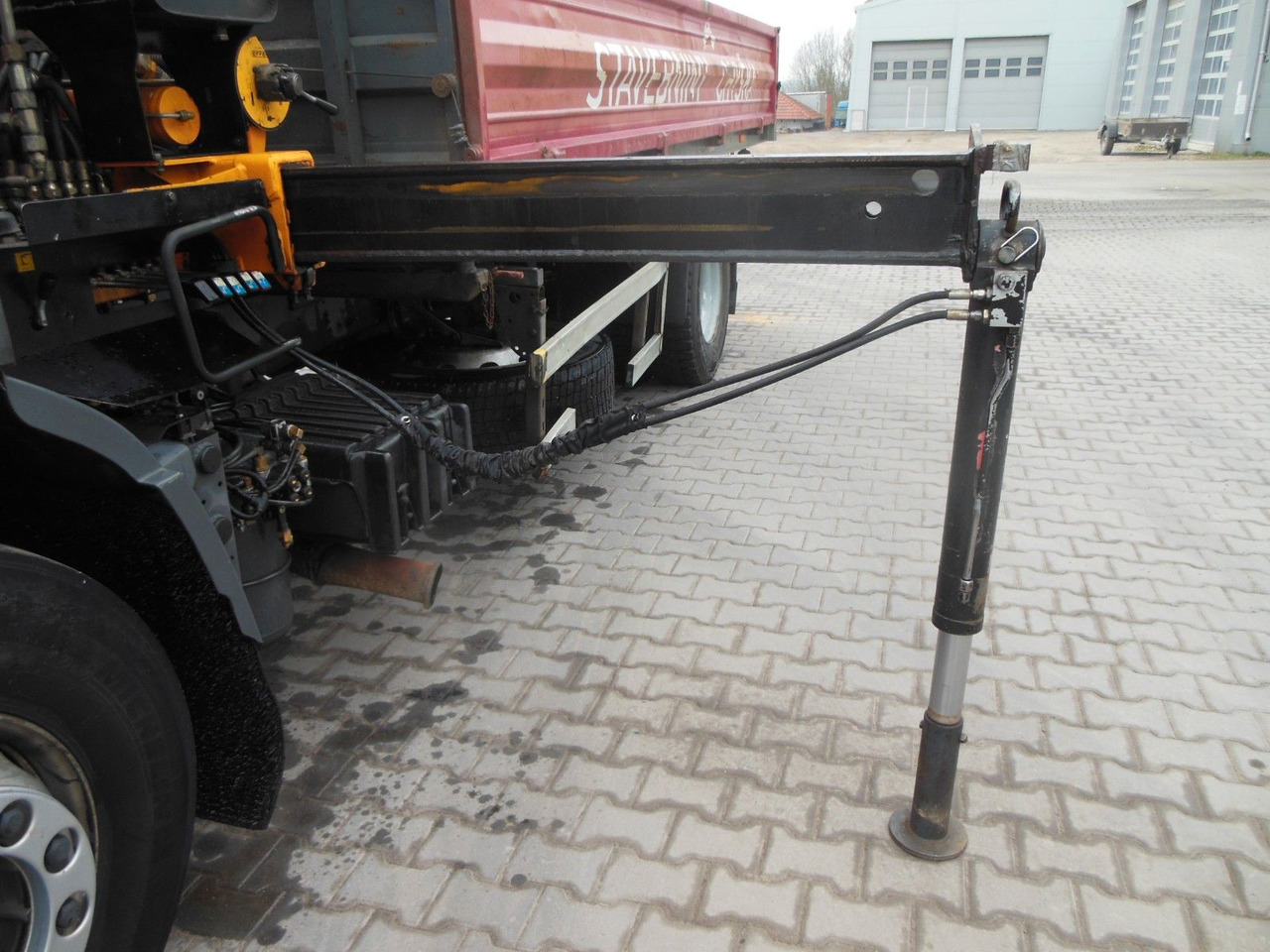 Camion benne, Camion grue neuf DAF CF 65.240,KRAN EFFER 110/2S,MANUELL,BLATT,1 HAND: photos 17