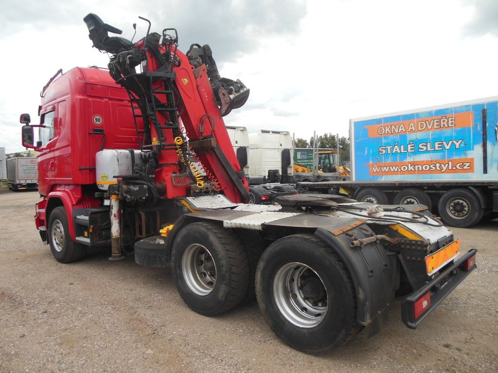 Camion grumier, Camion grue Scania R450,6X4, KRAN, EPSILON 170 + UMIKOV TELESKOP: photos 6