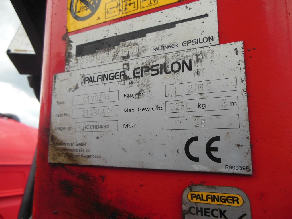 Camion grumier, Camion grue Scania R450,6X4, KRAN, EPSILON 170 + UMIKOV TELESKOP: photos 9