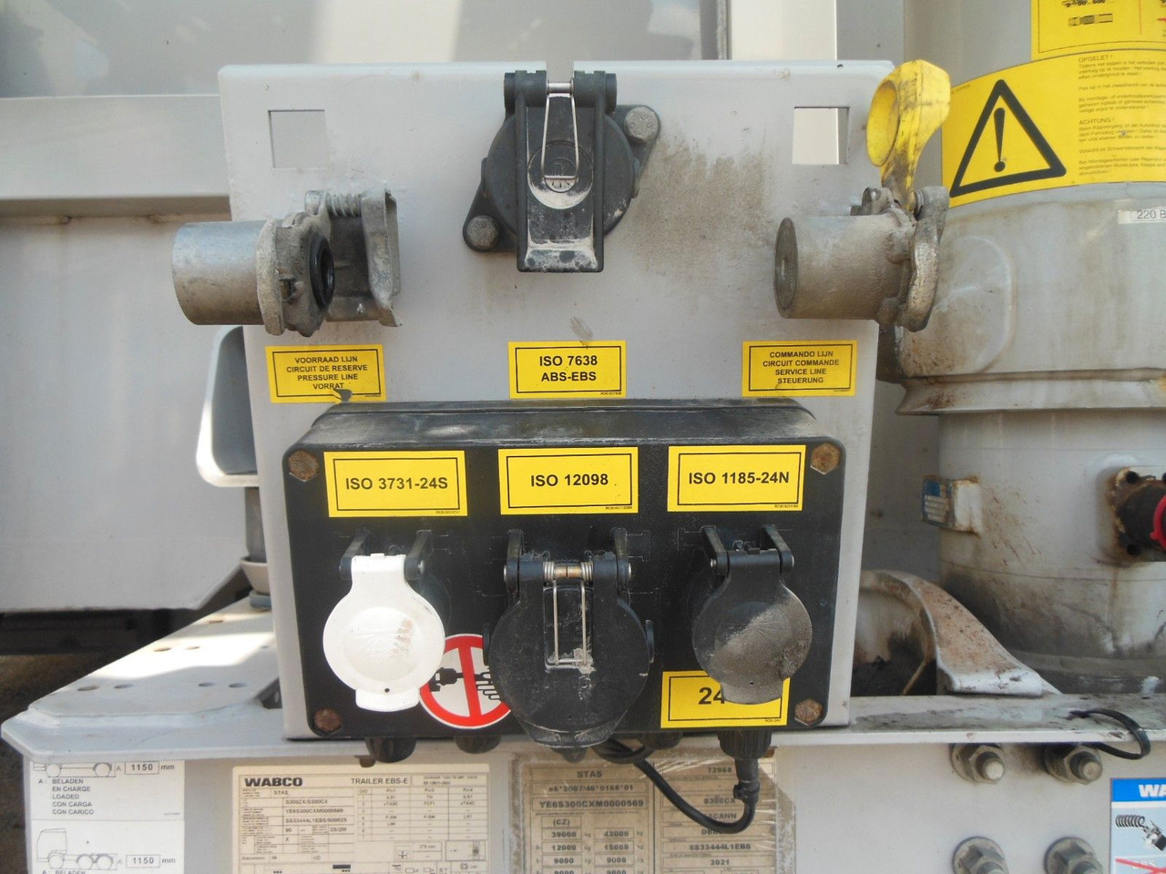 Semi-remorque benne Stas S300CX, 49m3, ADR, 9 TONE ACHSEN,WIE NEUE-TOP!!!: photos 21