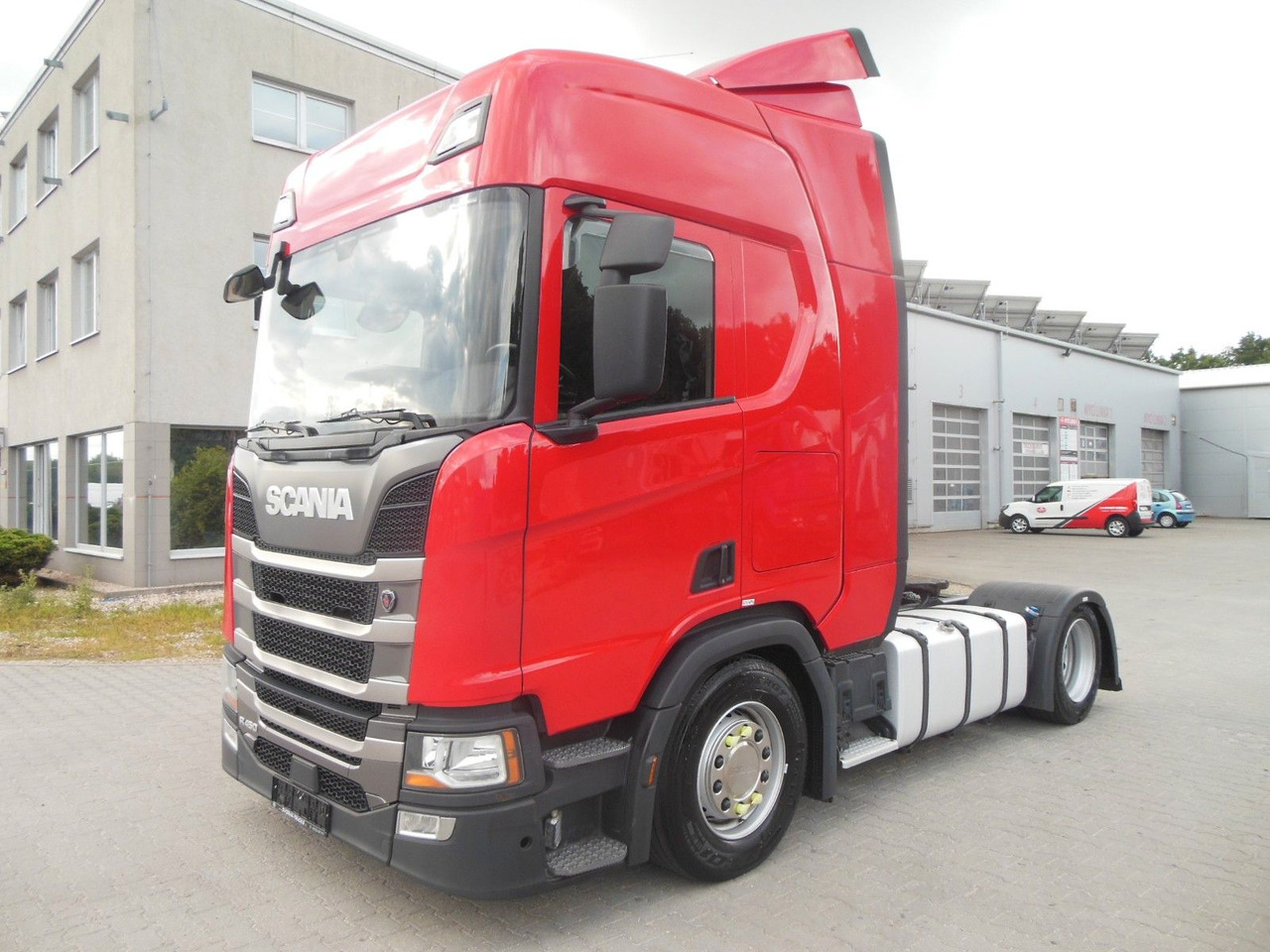 Scania R450, LOWDECK, RETARDER, STANDKLIMA - Tracteur routier: photos 1 Scania R450, LOWDECK, RETARDER, STANDKLIMA - Tracteur routier: photos 1