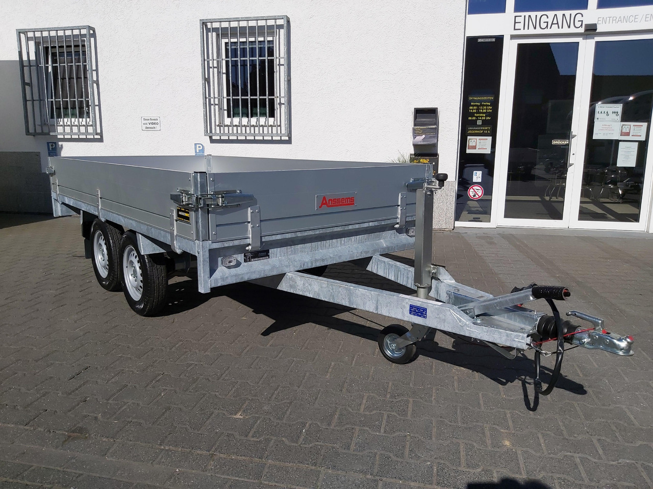 Anssems Hochlader PSX - S 2000 305x153x30cm (M) 2000kg - Remorque plateau: photos 5 Anssems Hochlader PSX - S 2000 305x153x30cm (M) 2000kg - Remorque plateau: photos 5