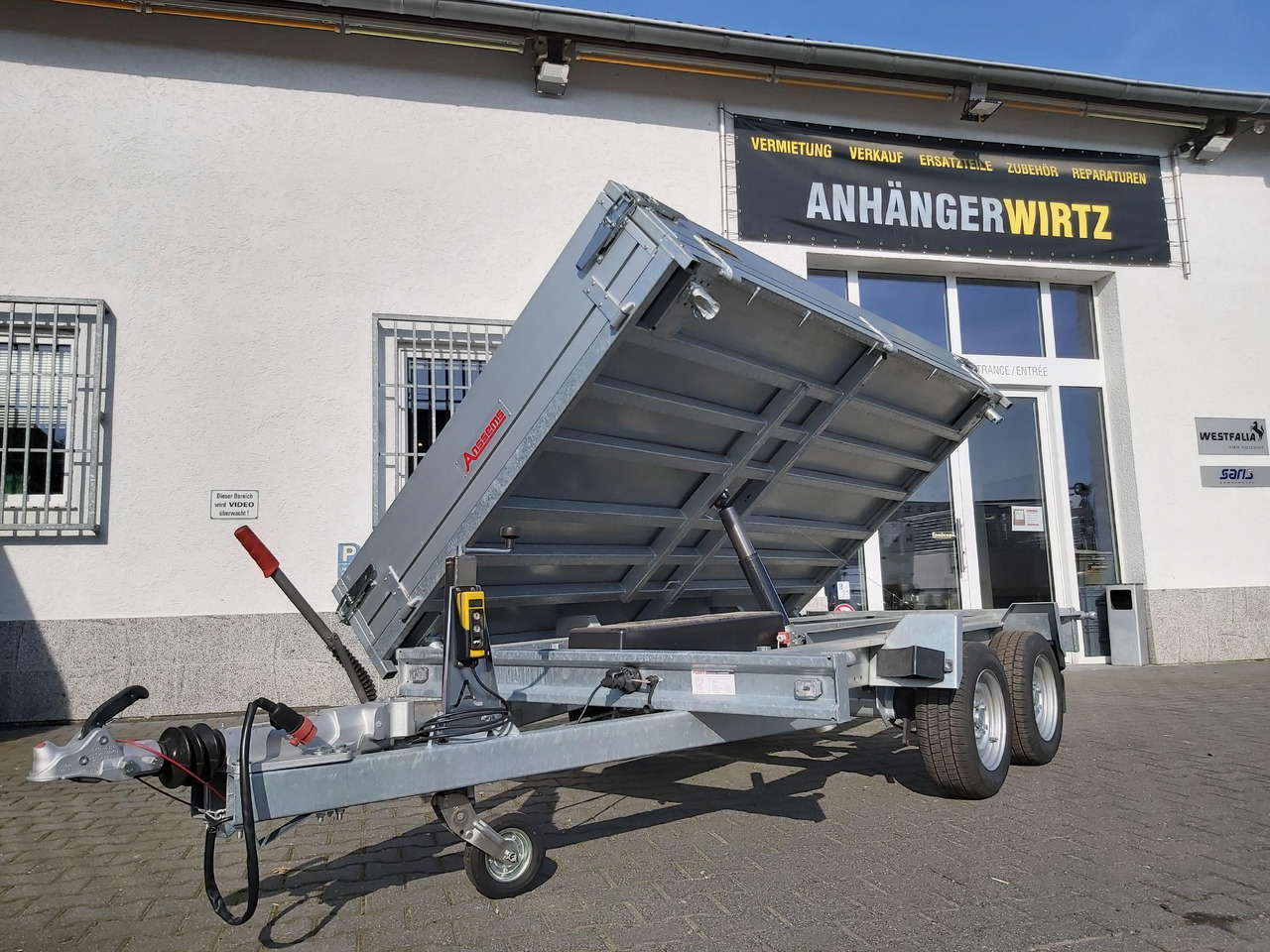 Anssems Kipper KSX 3500 Elektrisch 305x178x35cm Stahlboden niedrig Fahrgestell 3500kg - Remorque benne: photos 4 Anssems Kipper KSX 3500 Elektrisch 305x178x35cm Stahlboden niedrig Fahrgestell 3500kg - Remorque benne: photos 4