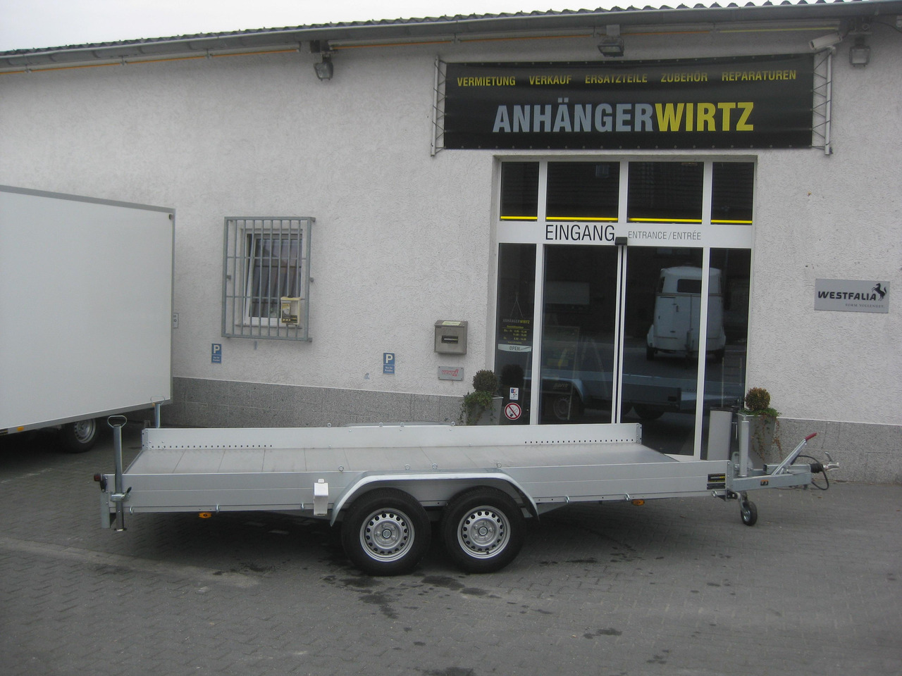 Anssems Transporter AMT 2500 440x190x18cm Aluboden Alurampen Seilwinde 2500kg Modell 22 - Remorque plateau: photos 4 Anssems Transporter AMT 2500 440x190x18cm Aluboden Alurampen Seilwinde 2500kg Modell 22 - Remorque plateau: photos 4