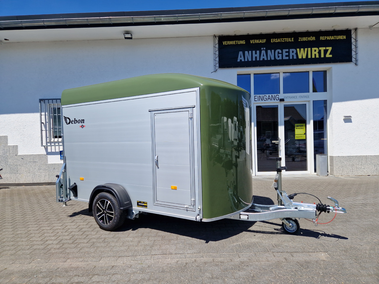 Cargo Roadster 400 312x164x184cm Alu Poly green Alufelgen Aluboden Pullman 1300kg 100km/H - Remorque voiture: photos 2 Cargo Roadster 400 312x164x184cm Alu Poly green Alufelgen Aluboden Pullman 1300kg 100km/H - Remorque voiture: photos 2