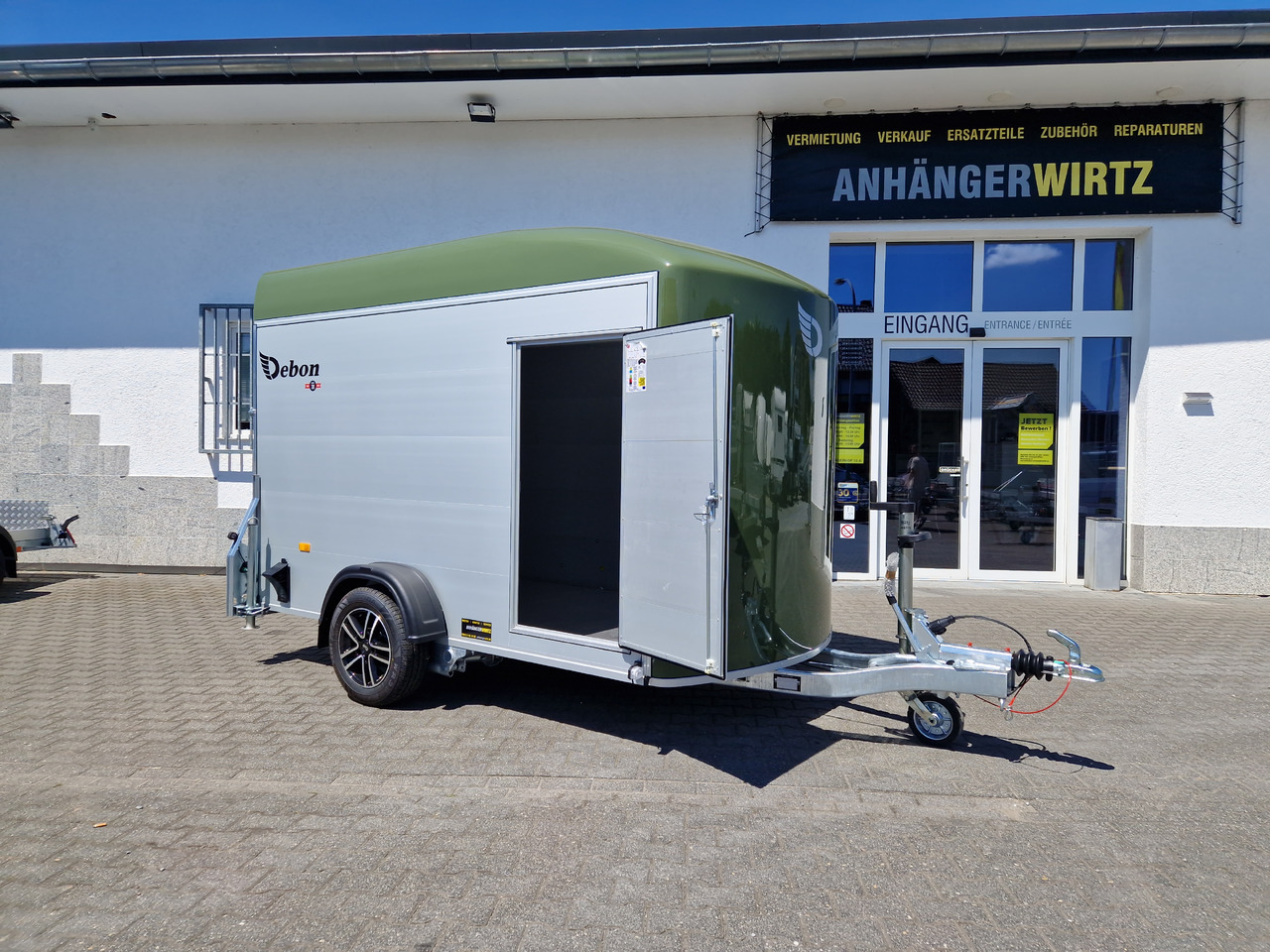 Cargo Roadster 400 312x164x184cm Alu Poly green Alufelgen Aluboden Pullman 1300kg 100km/H - Remorque voiture: photos 4 Cargo Roadster 400 312x164x184cm Alu Poly green Alufelgen Aluboden Pullman 1300kg 100km/H - Remorque voiture: photos 4