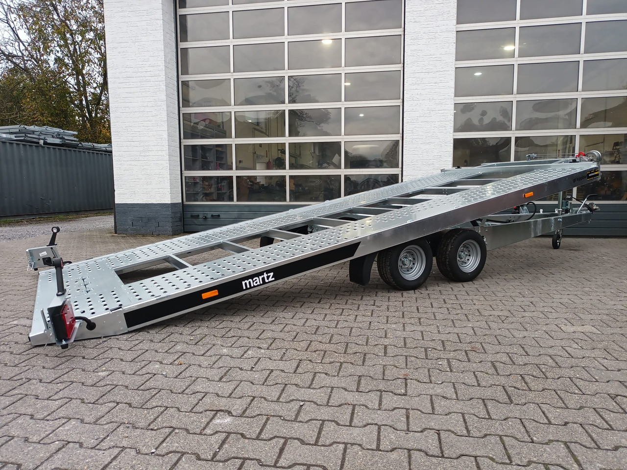 Martz Cartrailer GT KIPP 480/2 3T 480x205cm Profi Lohr Stahl Winde 10" 3000kg 100km/H - Remorque porte-voitures: photos 1 Martz Cartrailer GT KIPP 480/2 3T 480x205cm Profi Lohr Stahl Winde 10" 3000kg 100km/H - Remorque porte-voitures: photos 1
