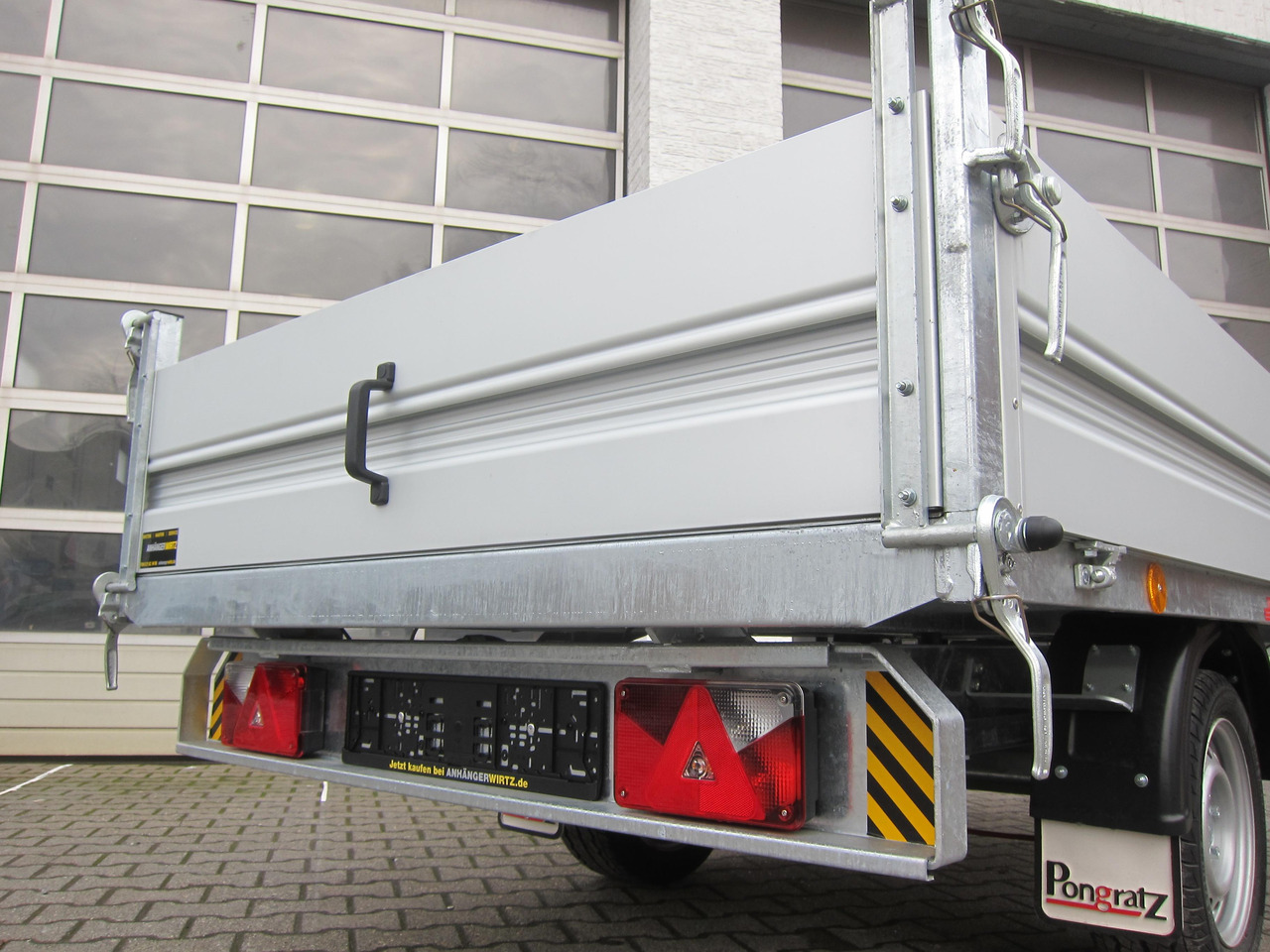 Remorque benne Pongratz Kipper RK 2600/15 G-AL Elektrisch + Notpumpe 260x151x36cm Stahlboden Pendel 13" 1800kg: photos 7