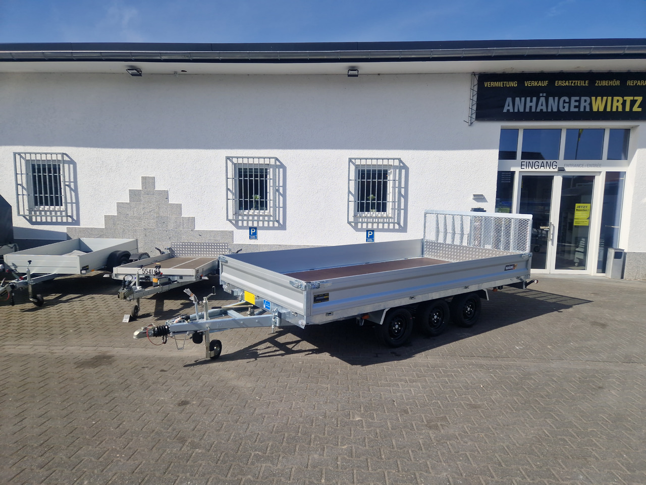 Remorque benne Variant Maschinentransporter 3543 UX Maxi Load LED Tridem Parabelfederung 3500kg: photos 10 Remorque benne Variant Maschinentransporter 3543 UX Maxi Load LED Tridem Parabelfederung 3500kg: photos 10