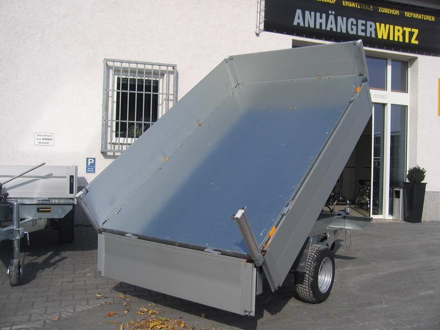WM Meyer Kipper HLNK 1523/141 231x141x33cm Metallboden 1500kg Aktion Onlinekauf Modell 2022 - Remorque benne: photos 1 WM Meyer Kipper HLNK 1523/141 231x141x33cm Metallboden 1500kg Aktion Onlinekauf Modell 2022 - Remorque benne: photos 1