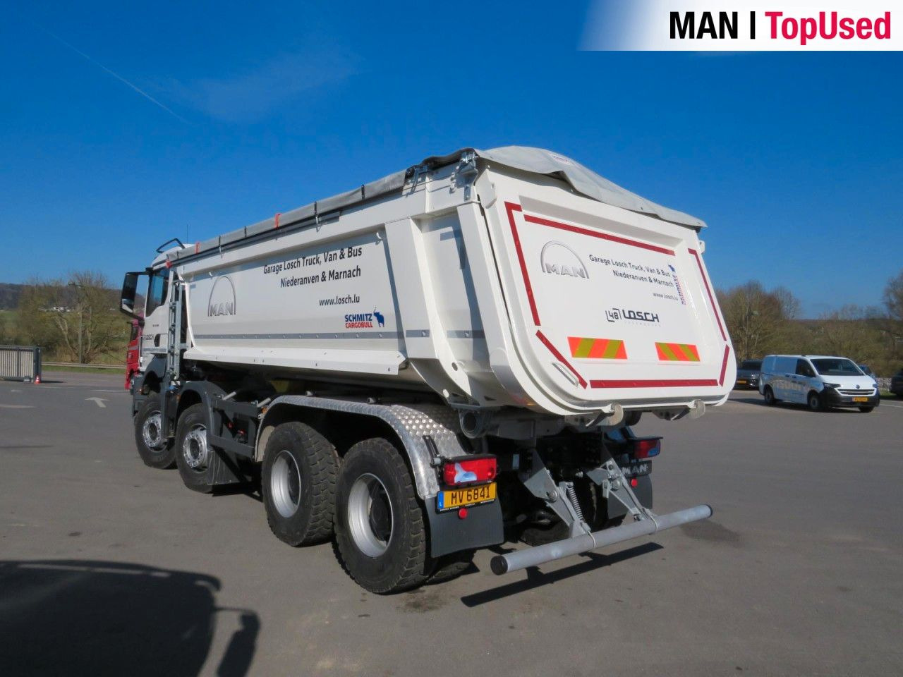 MAN TGS 41.480 8x4 BB CH Schmitz Muldenkipper Klima - Camion multibenne: photos 4 MAN TGS 41.480 8x4 BB CH Schmitz Muldenkipper Klima - Camion multibenne: photos 4