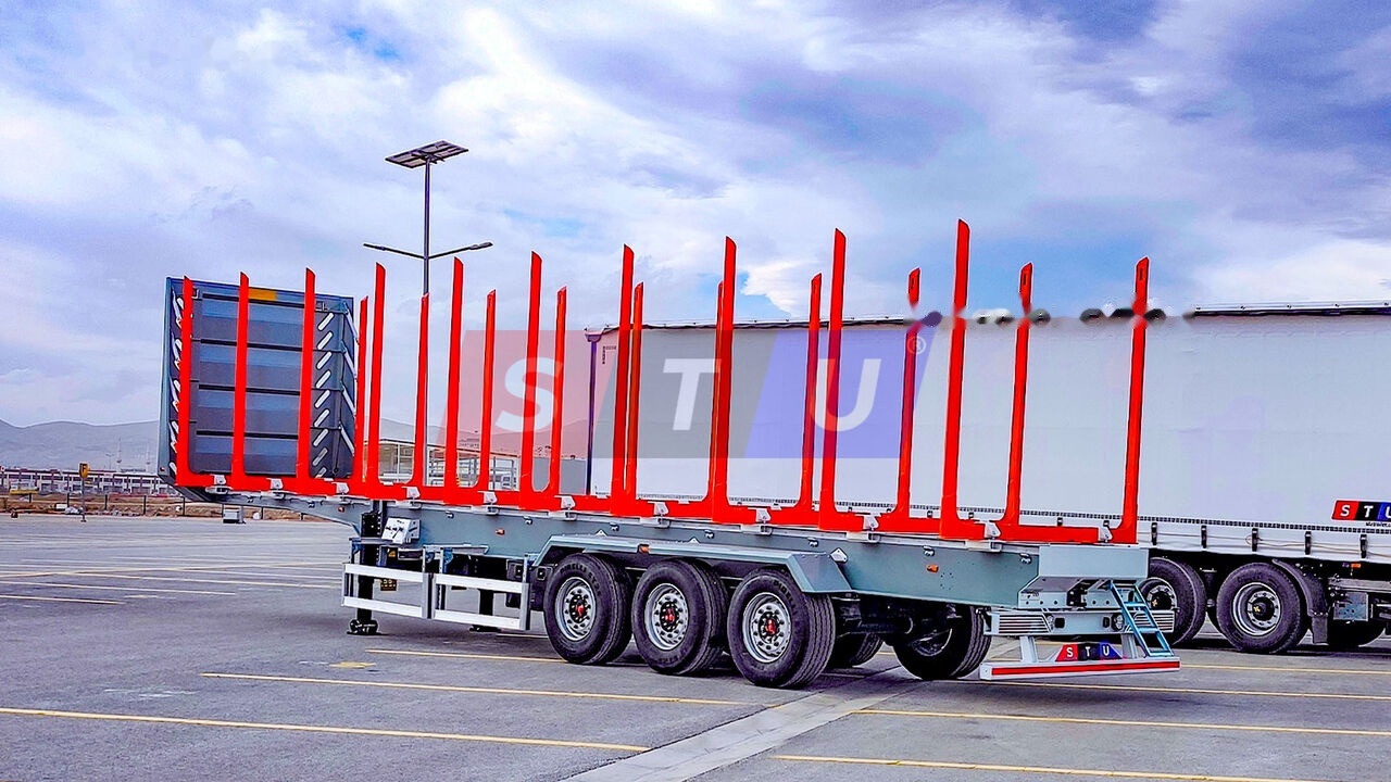 STU 1 UNIT STOCKS - 3 SAF AXLE TIMBER TRAILER - Semi-remorque grumier: photos 3 STU 1 UNIT STOCKS - 3 SAF AXLE TIMBER TRAILER - Semi-remorque grumier: photos 3