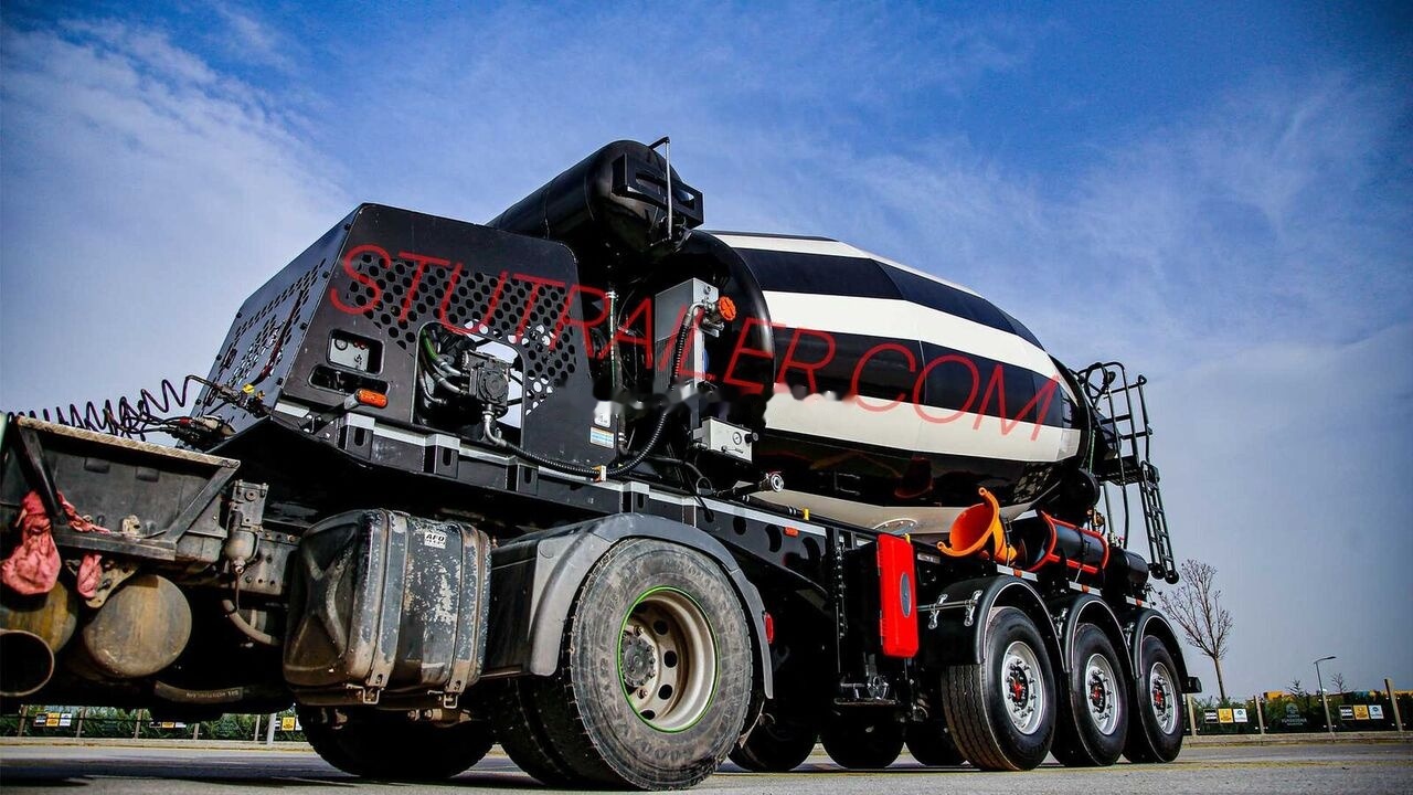Semi-remorque malaxeur neuf STU 14,7m3 Concrete Mixer Trailer: photos 9
