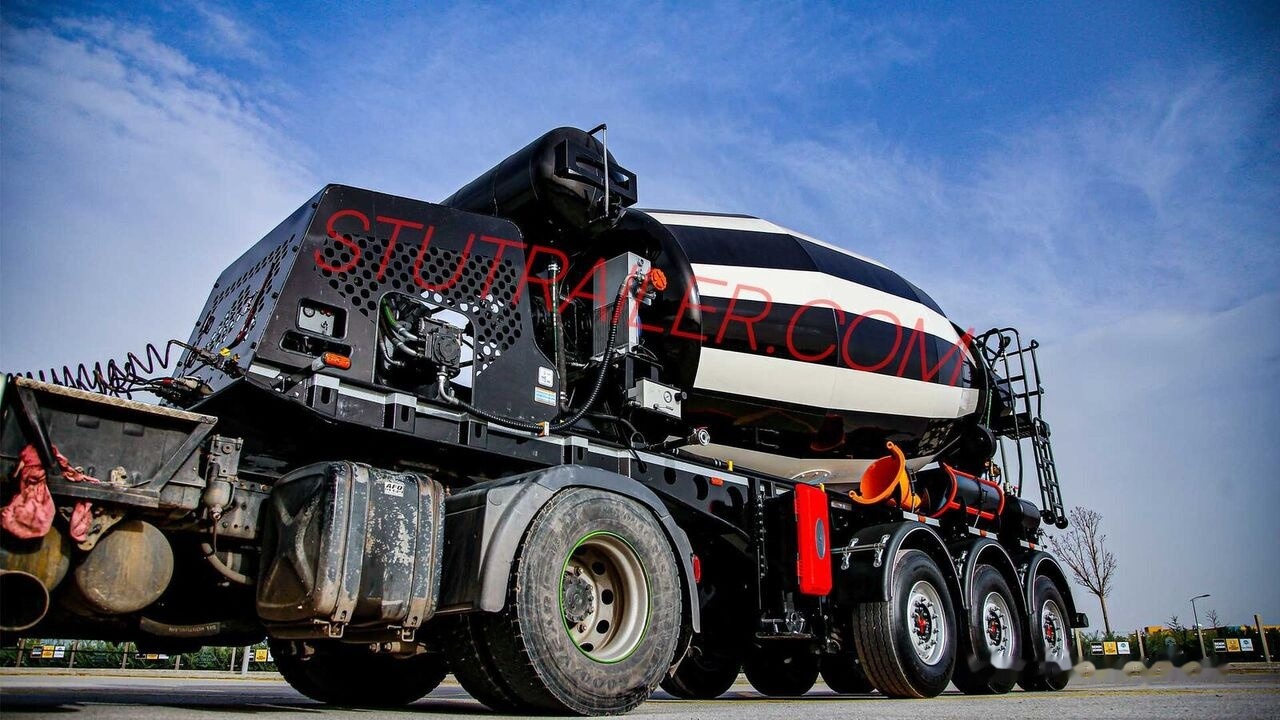 Semi-remorque malaxeur neuf STU 14,7m3 Concrete Mixer Trailer: photos 8