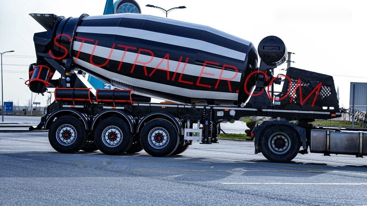Semi-remorque malaxeur neuf STU 14,7m3 Concrete Mixer Trailer: photos 7