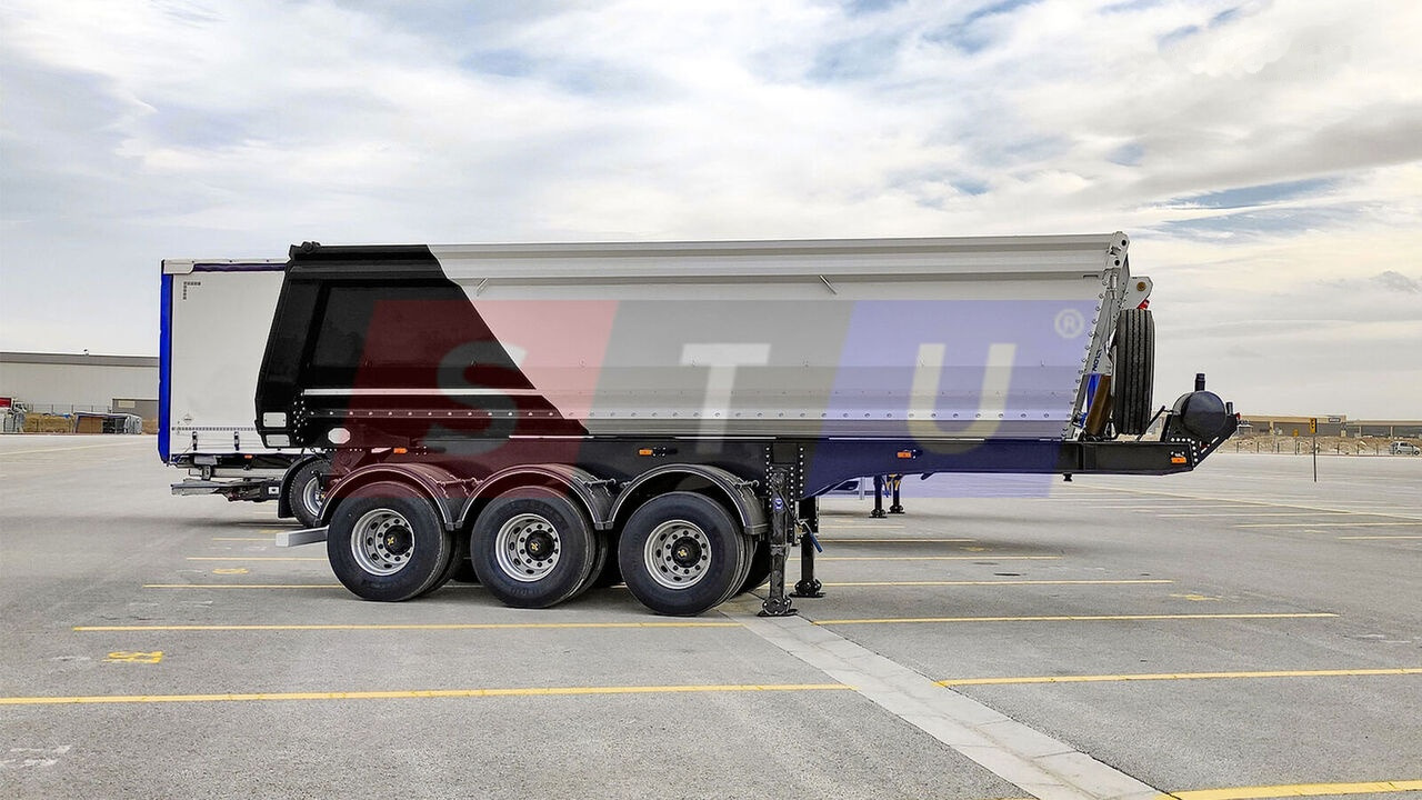 STU 3 AXLE TIPPER TRAILER / 3 ESSİEUX REMORQUE BENNE - Semi-remorque benne: photos 4 STU 3 AXLE TIPPER TRAILER / 3 ESSİEUX REMORQUE BENNE - Semi-remorque benne: photos 4