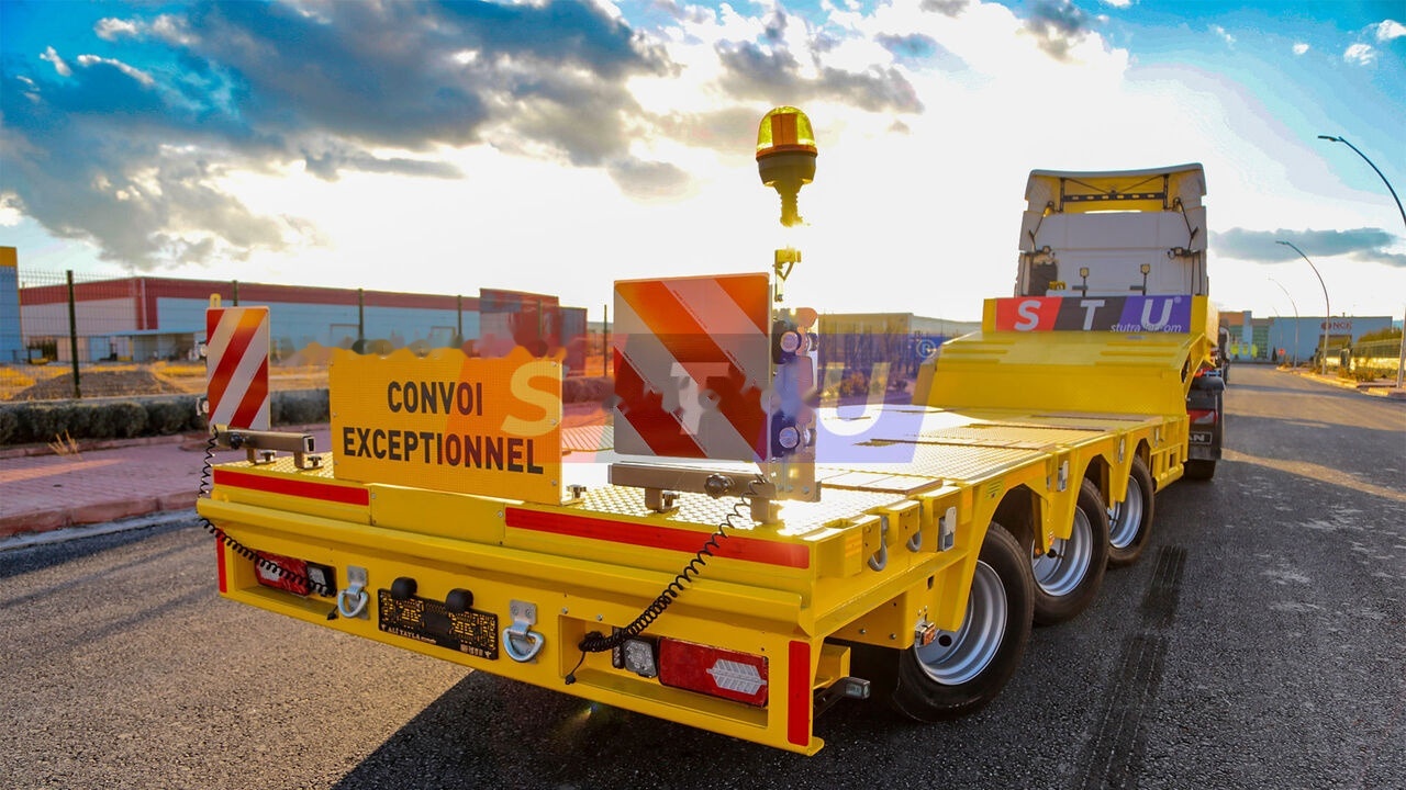 Crédit-bail de STU 3 Axle Hydraulic Steering Low Loader STU 3 Axle Hydraulic Steering Low Loader: photos 14