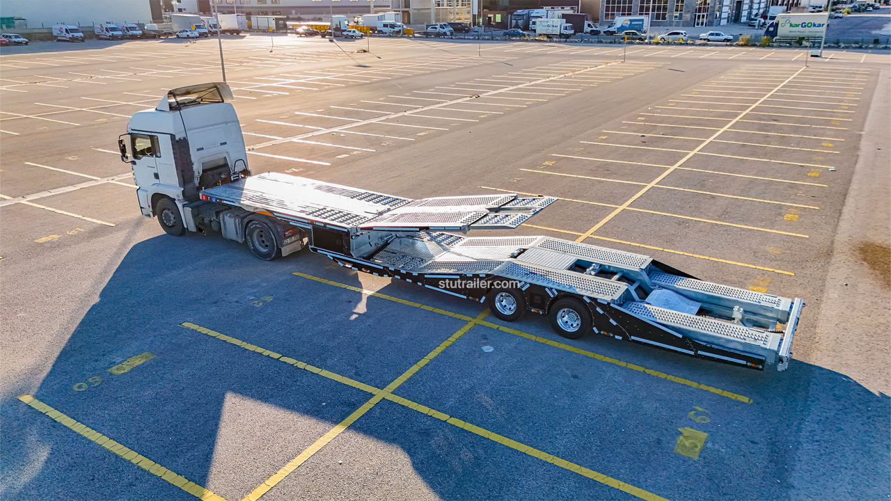 STU 4 Car Carrier Trailer / 2 Axle Car Carrier Trailer - Semi-remorque porte-voitures: photos 1 STU 4 Car Carrier Trailer / 2 Axle Car Carrier Trailer - Semi-remorque porte-voitures: photos 1