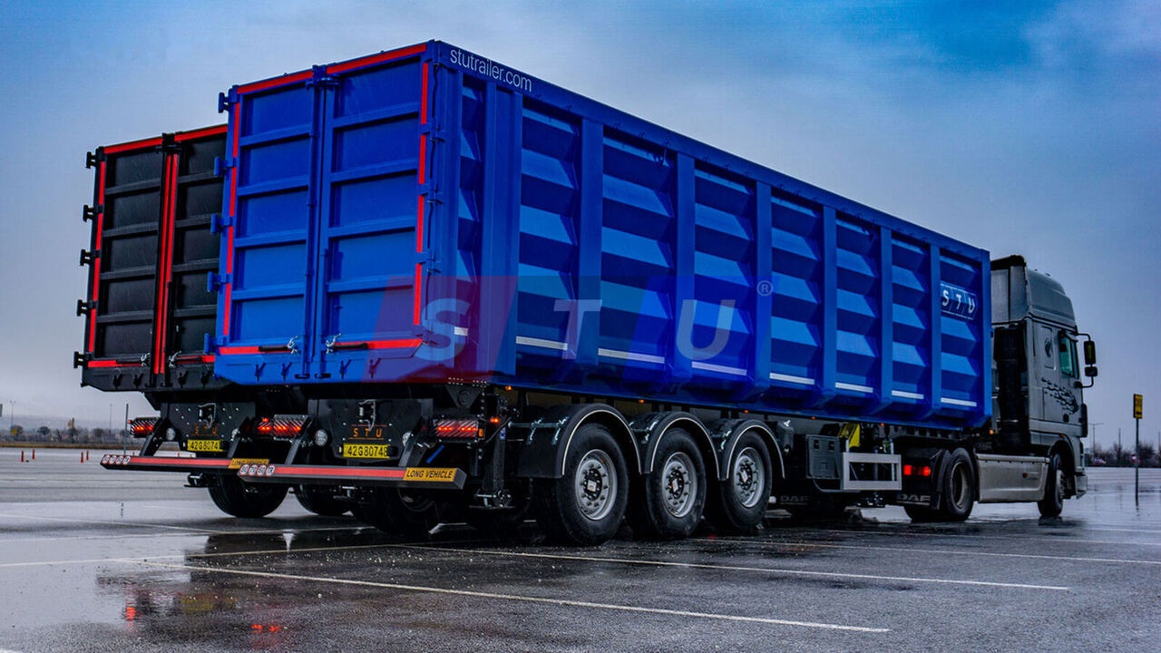 STU 71m3 Tipper Trailer For Scrap Metal - Semi-remorque benne: photos 5 STU 71m3 Tipper Trailer For Scrap Metal - Semi-remorque benne: photos 5