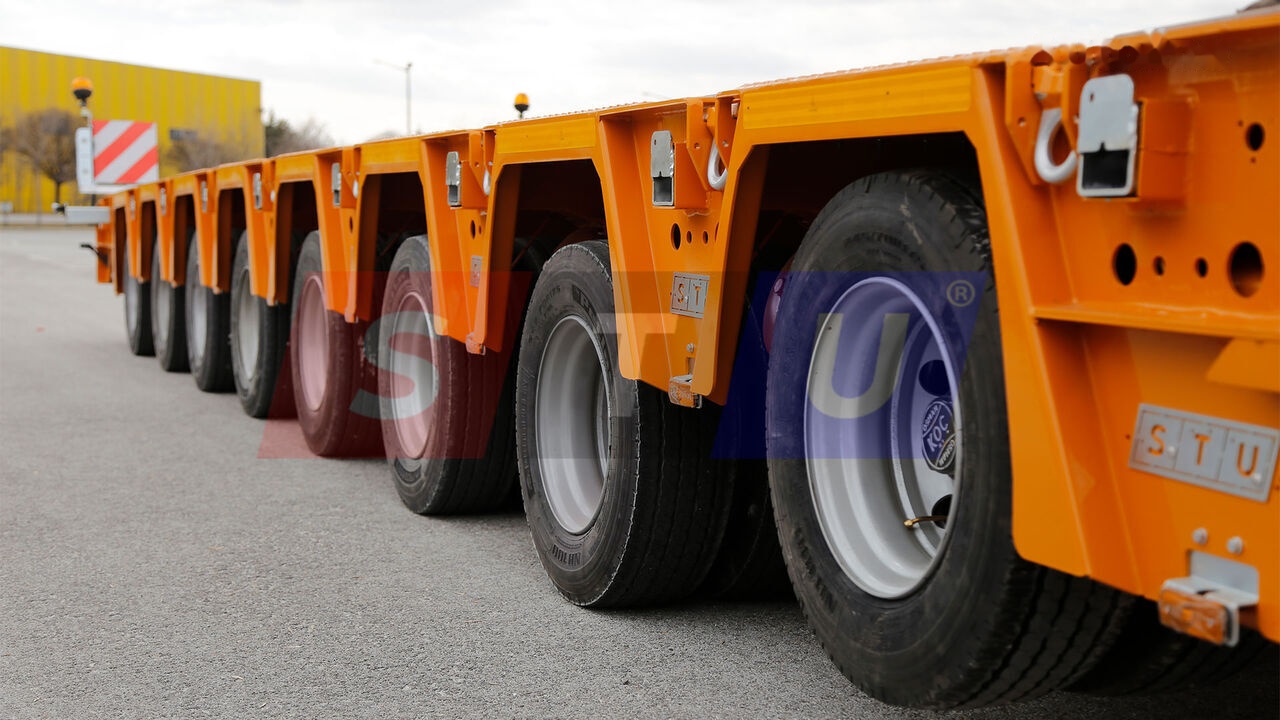 STU 8 AXLE LOWBED- HYDRAULIC STEERING AXLES / 8 ESSİEUX SURBAISSES-E - Semi-remorque surbaissé: photos 4 STU 8 AXLE LOWBED- HYDRAULIC STEERING AXLES / 8 ESSİEUX SURBAISSES-E - Semi-remorque surbaissé: photos 4