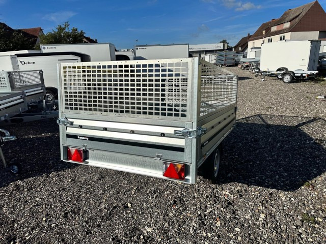 Brenderup 3251S UB 750 kg, Hochlader mit Laubgitter, 2500x1420x350mm, 100 km/h - Remorque voiture: photos 4 Brenderup 3251S UB 750 kg, Hochlader mit Laubgitter, 2500x1420x350mm, 100 km/h - Remorque voiture: photos 4