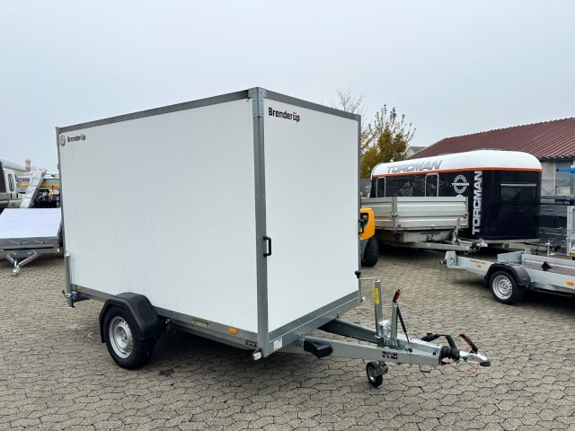 Brenderup Cargo Dynamic CD300BR1300 Rampe Kofferanhänger 1,3 to. 300x155x185cm - Remorque fourgon: photos 1 Brenderup Cargo Dynamic CD300BR1300 Rampe Kofferanhänger 1,3 to. 300x155x185cm - Remorque fourgon: photos 1