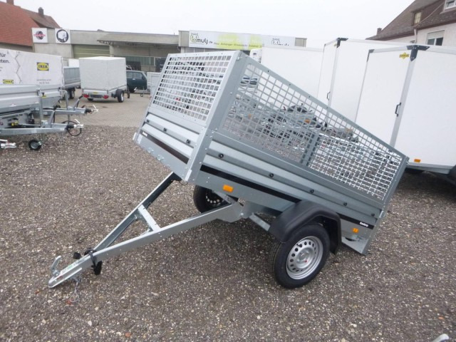 Brenderup Kippi 200, 1205SUB 2030 x 1160 x 350 mm, mit Laubgitter 50 cm - Remorque voiture: photos 1 Brenderup Kippi 200, 1205SUB 2030 x 1160 x 350 mm, mit Laubgitter 50 cm - Remorque voiture: photos 1