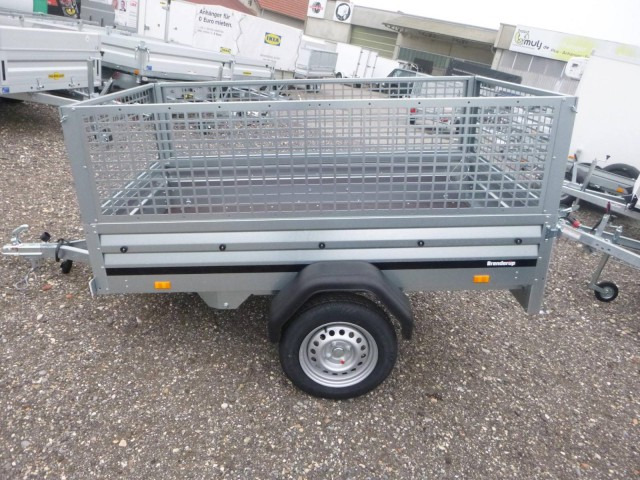 Brenderup Kippi 200, 1205SUB 2030 x 1160 x 350 mm, mit Laubgitter 50 cm - Remorque voiture: photos 3 Brenderup Kippi 200, 1205SUB 2030 x 1160 x 350 mm, mit Laubgitter 50 cm - Remorque voiture: photos 3