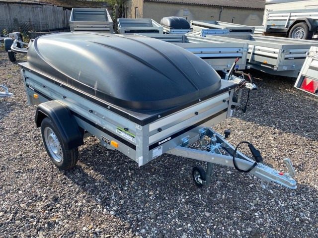 Brenderup Kippi 200 mit Deckel 1205SUB, 750 kg, 2030 x 1160 x 350 mm - Remorque voiture: photos 1 Brenderup Kippi 200 mit Deckel 1205SUB, 750 kg, 2030 x 1160 x 350 mm - Remorque voiture: photos 1