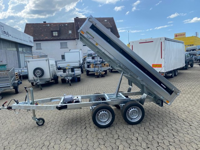 Brenderup Rückwärtskipper BT4260STB 2500, 2,5 to., E-Pumpe, 259x143x35cm - Remorque benne: photos 1 Brenderup Rückwärtskipper BT4260STB 2500, 2,5 to., E-Pumpe, 259x143x35cm - Remorque benne: photos 1